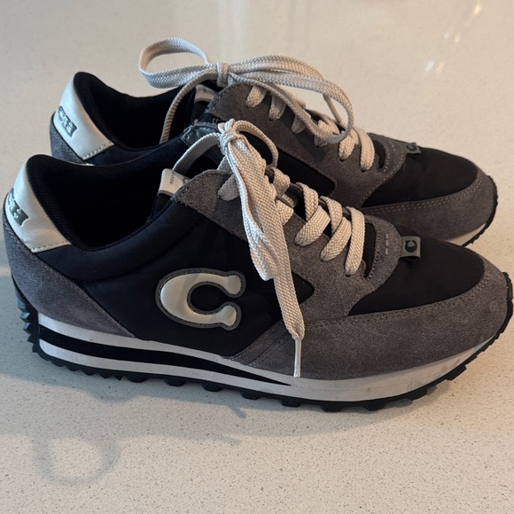 Coach Black and Gray Sneakers - Picture 1 of 8